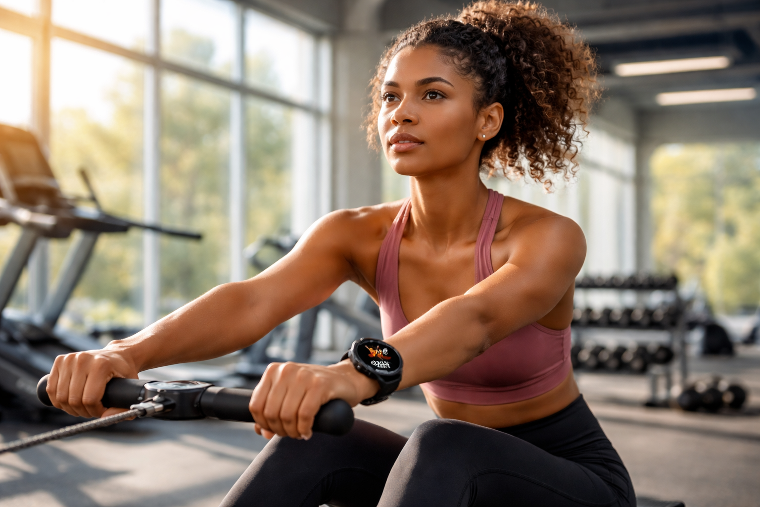 Core X smartwatch in active lifestyle setting