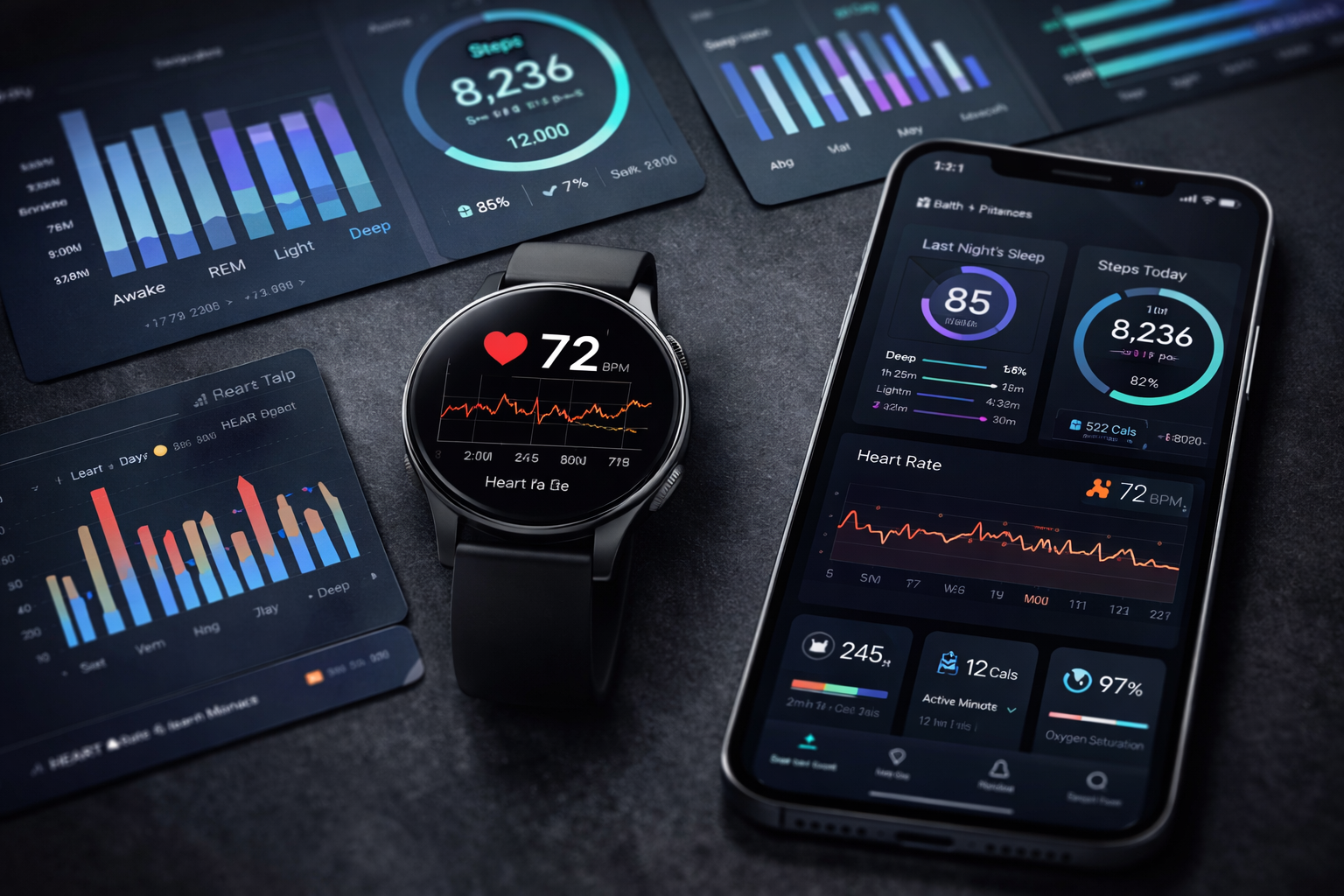 Health data algorithm visualization